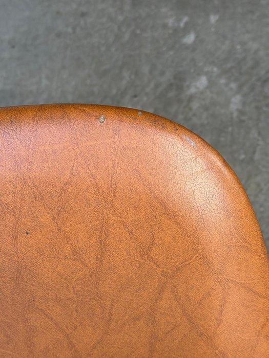 Stoel - Metaal, Synthetisch leder - Vintage draaistoel, Antiquités & Art, Art | Objets design