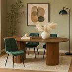 Mangohouten Eettafel Maeve 260x120 cm Walnoot, Verzenden