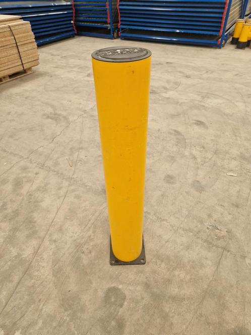 A-safe Rampaal 120x20x20cm rond geel gebruikt, Zakelijke goederen, Kantoor en Winkelinrichting | Magazijn, Stelling en Opslag