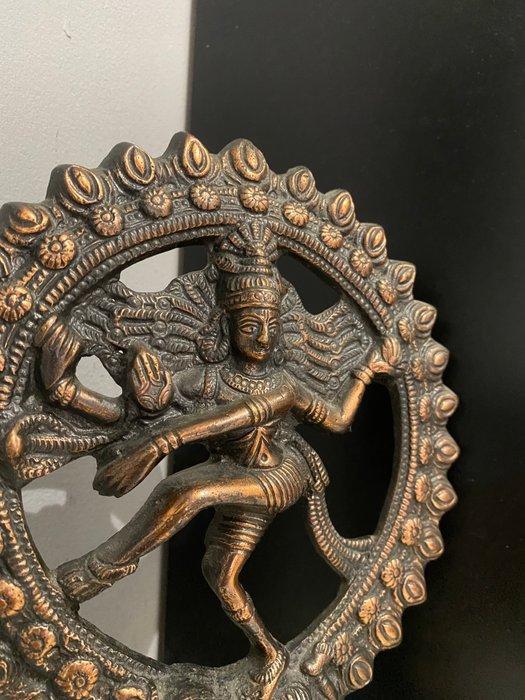 Beeld, Shiva Nataraja Statue - 26 cm - Metaal, Antiek en Kunst, Curiosa en Brocante