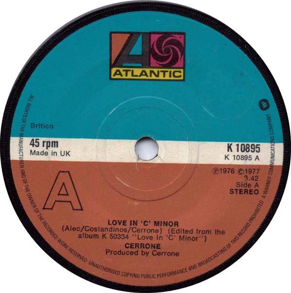 Cerrone - Love In C Minor, CD & DVD, Vinyles | Pop, Envoi