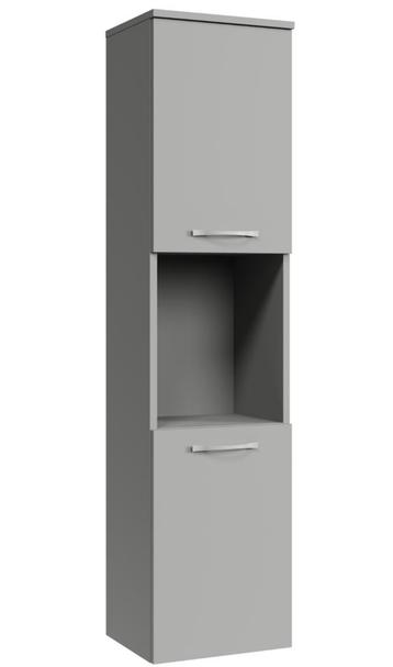 Badkamerkast Montreal 30 x 30 x 131 cm Mat Grijs Kolomkast beschikbaar voor biedingen