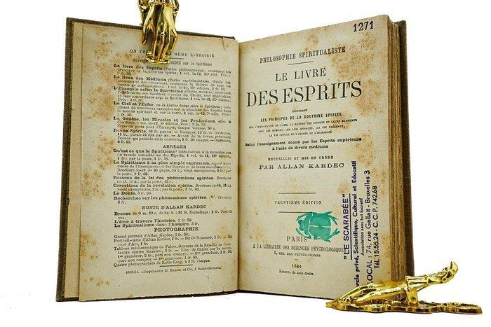 Allan Kardec - Le Livre des Esprits - 1884, Antiek en Kunst, Antiek | Boeken en Manuscripten
