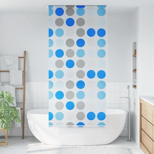 vidaXL Rolgordijn voor douche 120x240 cm cirkel, Maison & Meubles, Salle de bain | Linge de bain & Accessoires, Envoi