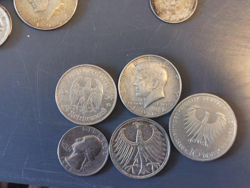 Wereld. 1.2 kg, Lot of different silver coins.. different, Postzegels en Munten, Munten | Europa | Niet-Euromunten
