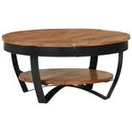 vidaXL Table basse 65x65x32 cm Bois dacacia solide, Maison & Meubles, Tables | Tables de salon, Neuf, Verzenden