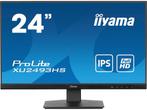 Iiyama ProLite XUB2493HS - 24 Full HD Monitor - IPS - Zwart, Verzenden, Zo goed als nieuw