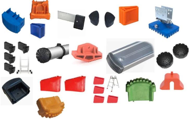 Laddervoeten - trapladderdoppen -onderdelen, Doe-het-zelf en Bouw, Ladders en Trappen, Ladder, Nieuw, Minder dan 2 meter, Ophalen of Verzenden