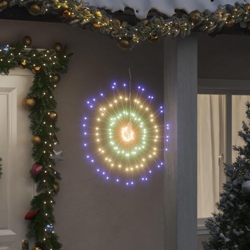 vidaXL Kerstverlichting vuurwerk 8 st 140 meerkleurige LEDs, Diversen, Kerst, Nieuw, Verzenden