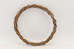 Krans ring twisted vine 35 cm 3 dik naturel van takken, Nieuw