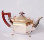 Silvery Chippendale Tea Pot - English Design - Théière -