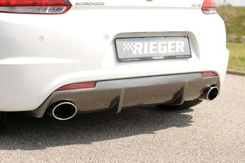 Rieger diffuser voor R-Line achterbumper | Scirocco 3 (13):, Auto diversen, Tuning en Styling, Verzenden