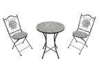 Veiling - AXI Amélie Bistroset Mozaïek Zandbeige, Tuin en Terras, Tuinsets en Loungesets, Gebruikt