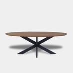 Tafel Ovaal Eikenhout  Matrix  280x115, Huis en Inrichting, Tafels | Eettafels, Nieuw