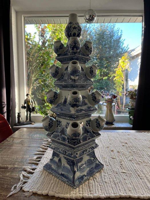 Vaas - Aardewerk - Tulpenvaas - Delft Blauw, Antiek en Kunst, Antiek | Glaswerk en Kristal