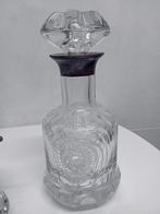 Drinkservies (10) - Kristal - Met detail in sterling zilver, Antiek en Kunst