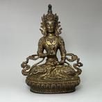 Vajrasattva Boeddhabeeld - Messing - Tibet - 21e eeuw, Antiek en Kunst