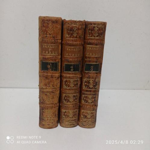 Milton - Le paradis perdu de Milton , poème héroïque, avec, Antiek en Kunst, Antiek | Boeken en Manuscripten