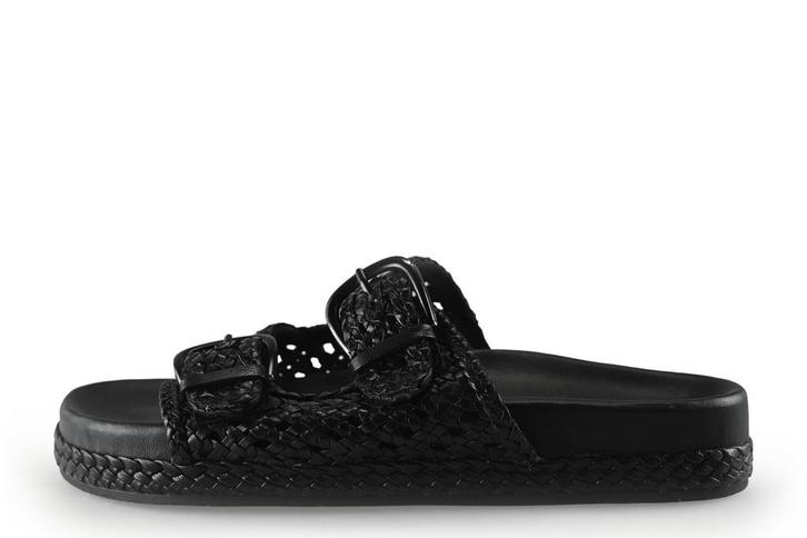 Manfield Muiltjes in maat 41 Zwart, Kleding | Dames, Schoenen, Zwart, Gedragen, Verzenden