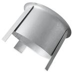Platte tuit Ø 100mm met klem voor in systeemplafond H=60mm, Doe-het-zelf en Bouw, Verzenden, Nieuw