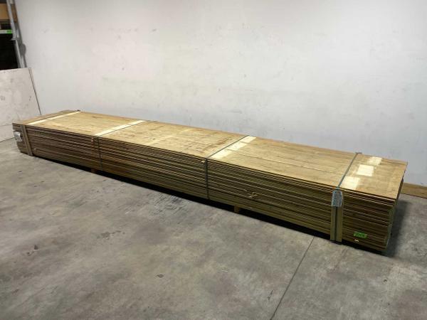 Veiling - 50x Vuren plank geschaafd 540x14,5x2cm, Doe-het-zelf en Bouw, Hout en Planken, Nieuw