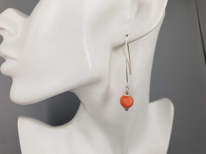 Zilver, Natuurlijk koraal sterling zilver / Geen, Verzamelen, Mineralen en Fossielen