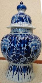 De Porceleyne Fles, Delft - dekselvaas - Delfts blauw, Antiek en Kunst