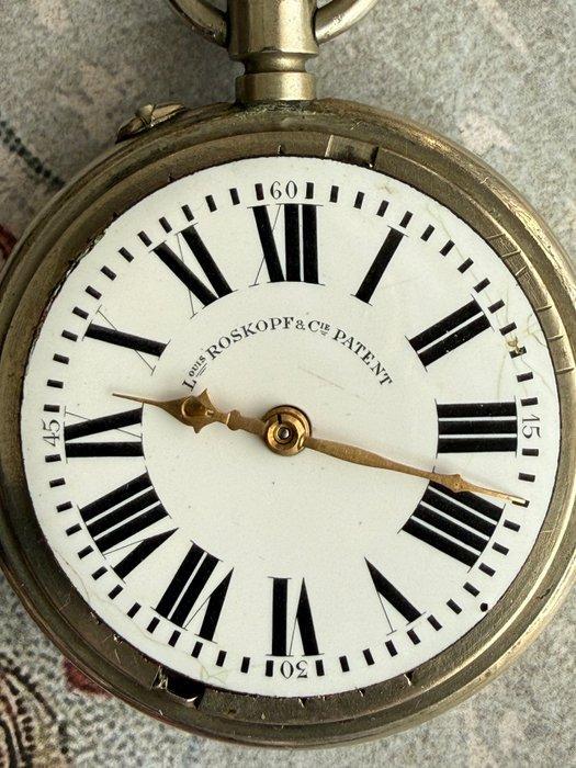 Roskopf - Louis Roskopf & Cie Patent Pocket Watch Oversized, Handtassen en Accessoires, Horloges | Heren