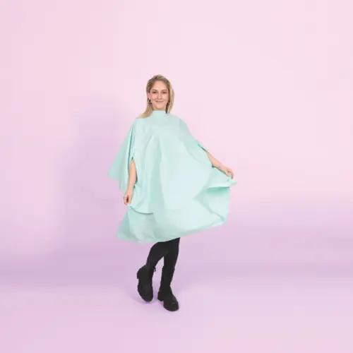 Trend Design Skinny Kapmantel- Drukknopen (Kapmantels), Handtassen en Accessoires, Uiterlijk | Haarverzorging, Overige typen, Nieuw