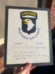 Verenigde Staten van Amerika - Unique 101st Airborne Signed