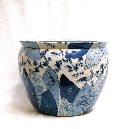 Bloempot - Porselein - grote maat, Antiek en Kunst, Kunst | Designobjecten