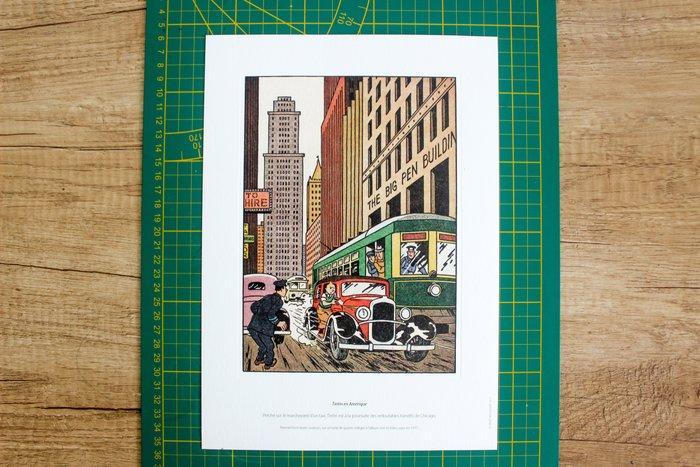 Tintin - Lote litografias - 3 Comic collection, Ex Libris,, Boeken, Stripverhalen