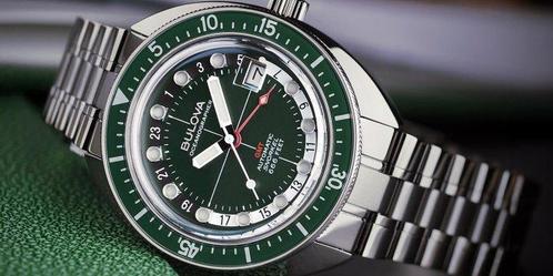 Bulova - Oceanographer Automatic GMT - Heren - 2020+, Handtassen en Accessoires, Horloges | Heren