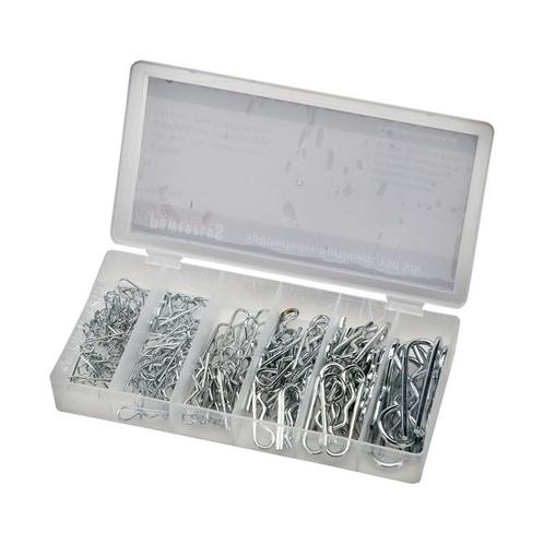 Assortiment 150 st. splitpennen - borgveren - borgclips -, Doe-het-zelf en Bouw, Werkbanken, Ophalen of Verzenden