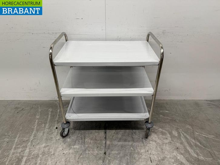 RVS Zorro Serveerwagen 3 lagen 86 cm Horeca, Zakelijke goederen, Horeca | Meubilair en Inrichting, Ophalen of Verzenden
