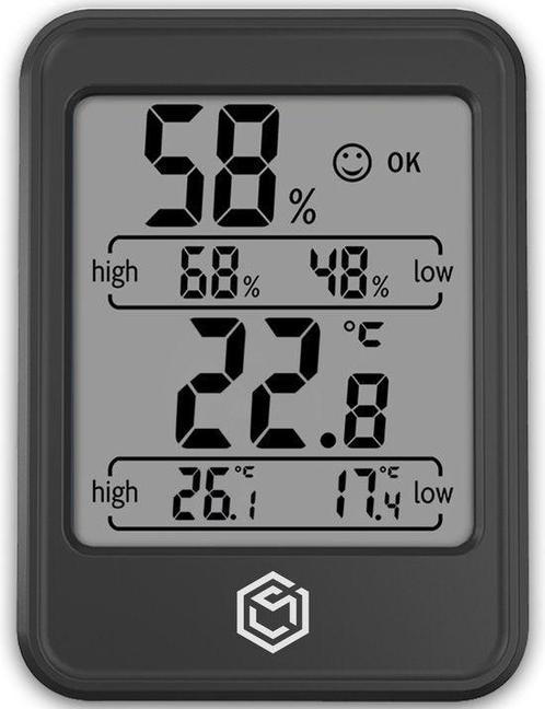 Tweedekans | Ease Electronicz Hygrometer Min/Max -, Audio, Tv en Foto, Weerstations en Barometers, Ophalen of Verzenden