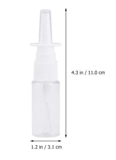 Neusspray flesje 15 ml       10 stuks, Sport en Fitness, Gezondheidsproducten en Wellness, Nieuw, Verzenden