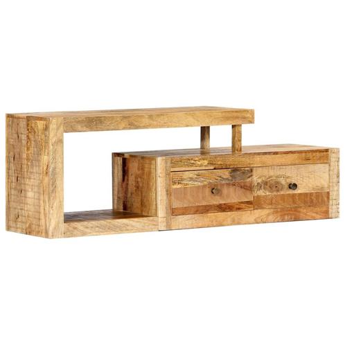 vidaXL Tv-meubel 120x30x40 cm massief mangohout, Huis en Inrichting, Kasten |Televisiemeubels, Nieuw, Verzenden