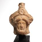Oud-Grieks Terracotta Hoofd van een bebaarde man, Collections