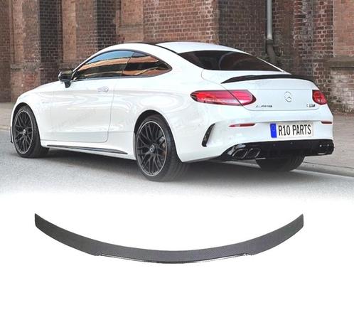 SPOILER AILERON MERCEDES CLASSE C C205 14-18 LOOK AMG CARBON, Auto-onderdelen, Carrosserie, Verzenden