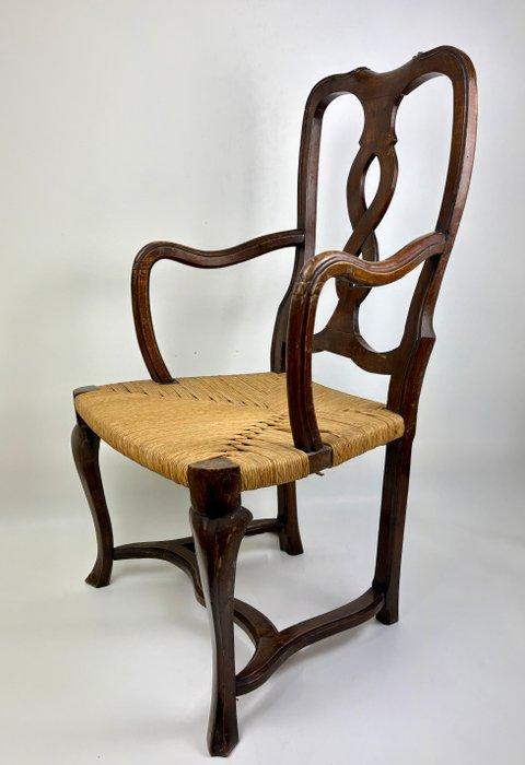 Fauteuil - Walnoot - Poltrona Barocca, Antiek en Kunst, Antiek | Overige Antiek