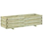 vidaXL Plantenbak verhoogd rechthoekig 120x40x30 cm hout, Tuin en Terras, Verzenden, Nieuw