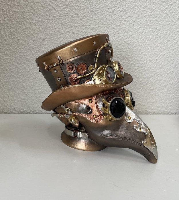 Exclusief S.Buru - sculptuur, signed-Pest Doctor - 20.5 cm, Antiek en Kunst, Curiosa en Brocante