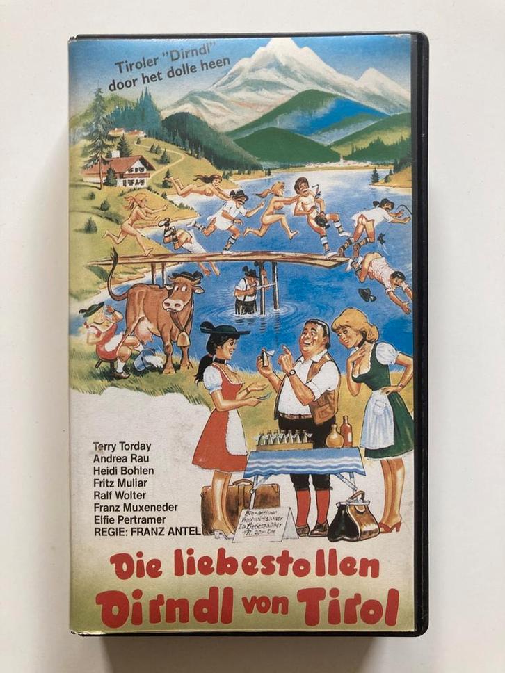 DIE LIEBESTOLLEN DIRNDL VON TIROL (VHS), Cd's en Dvd's, VHS | Film, Gebruikt