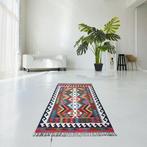 Kleurrijke Amira kilim - Vloerkleed - 155 cm - 98 cm - Met, Huis en Inrichting, Stoffering | Tapijten en Vloerkleden, Nieuw