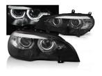 Xenon koplampen AngelEyes DRL Black geschikt voor BMW X5 E70, Verzenden, Nieuw, BMW