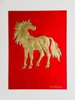 Yves Brayer (1907-1990) - Mon cheval - Gaufrage à la feuille, Antiquités & Art