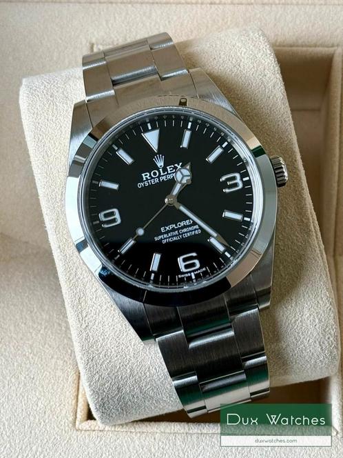 Rolex Explorer 214270 uit 2019, Bijoux, Sacs & Beauté, Montres | Hommes, Envoi