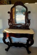 Wandtafel - Walnoot, Hout, Wortelnotenhout - Toilet