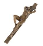 Beeldje - Paperweight - Brons